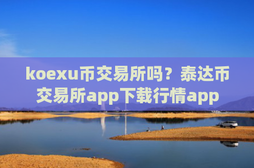 koexu币交易所吗？泰达币交易所app下载行情app