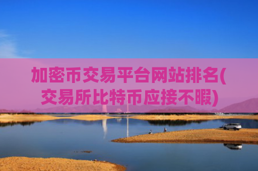加密币交易平台网站排名(交易所比特币应接不暇)