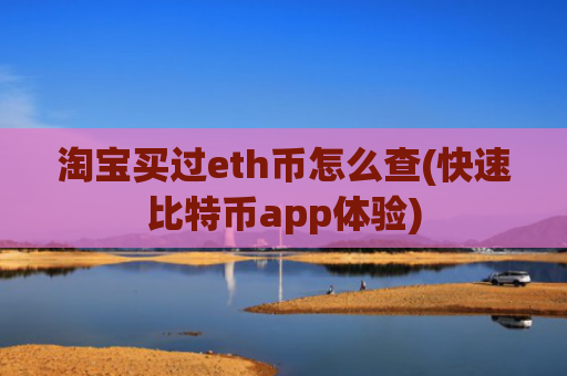 淘宝买过eth币怎么查(快速比特币app体验)