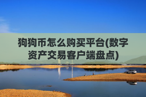 狗狗币怎么购买平台(数字资产交易客户端盘点)