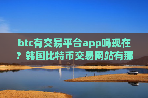 btc有交易平台app吗现在？韩国比特币交易网站有那些