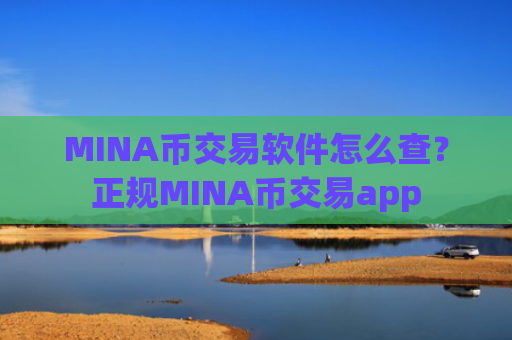 MINA币交易软件怎么查？正规MINA币交易app