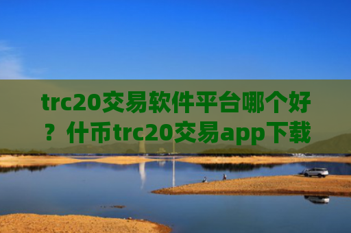 trc20交易软件平台哪个好？什币trc20交易app下载