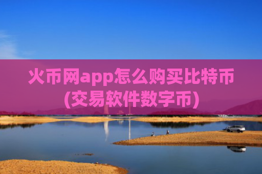 火币网app怎么购买比特币(交易软件数字币)
