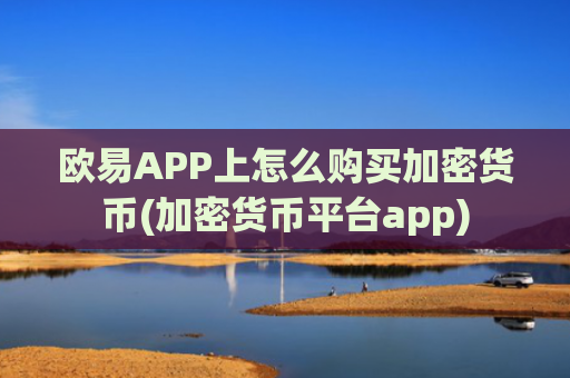 欧易APP上怎么购买加密货币(加密货币平台app)