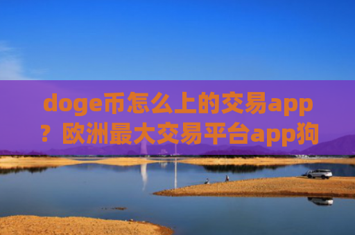 doge币怎么上的交易app？欧洲最大交易平台app狗狗币