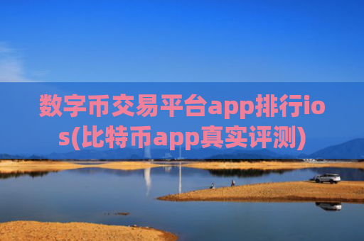 数字币交易平台app排行ios(比特币app真实评测)