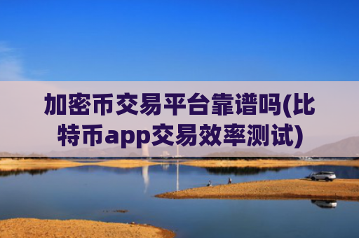 加密币交易平台靠谱吗(比特币app交易效率测试)