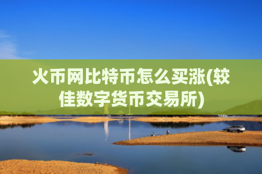 火币网比特币怎么买涨(较佳数字货币交易所)