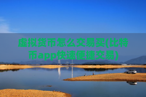 虚拟货币怎么交易买(比特币app快速便捷交易)