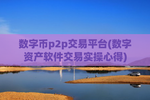 数字币p2p交易平台(数字资产软件交易实操心得)