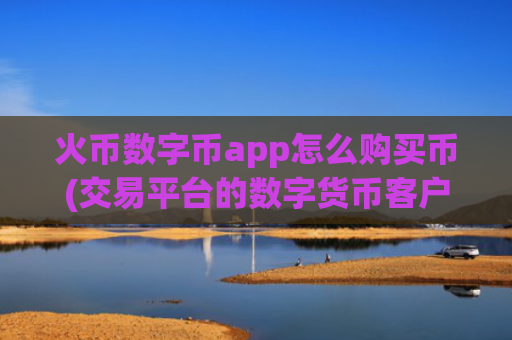 火币数字币app怎么购买币(交易平台的数字货币客户端)