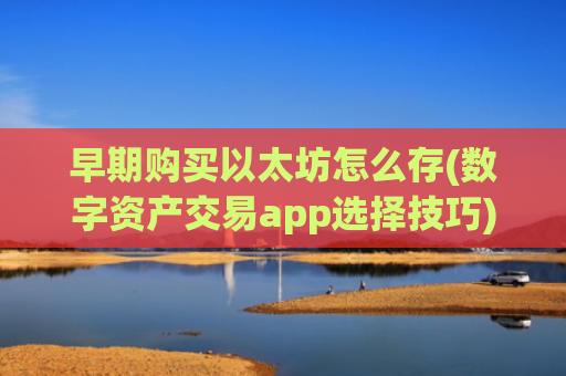 早期购买以太坊怎么存(数字资产交易app选择技巧)