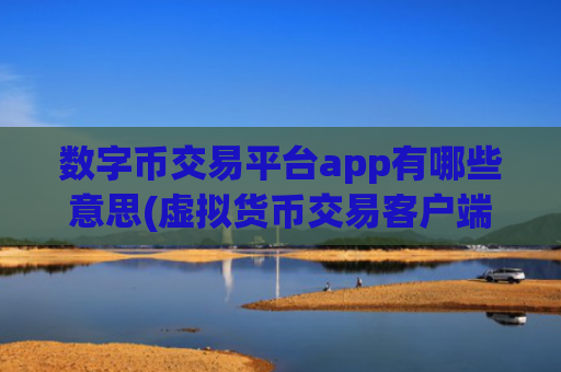 数字币交易平台app有哪些意思(虚拟货币交易客户端那家好)
