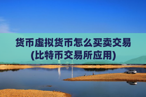 货币虚拟货币怎么买卖交易(比特币交易所应用)
