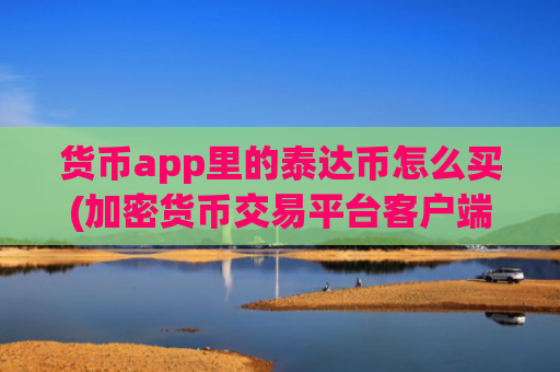 货币app里的泰达币怎么买(加密货币交易平台客户端推荐)