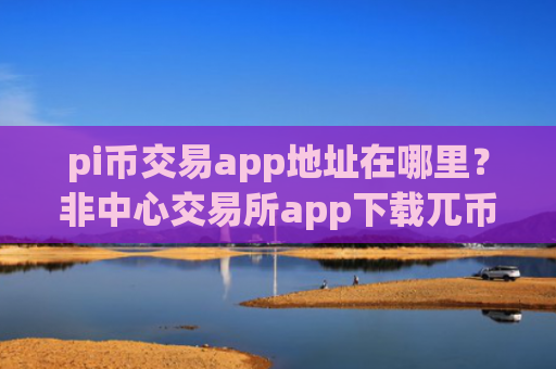 pi币交易app地址在哪里？非中心交易所app下载兀币