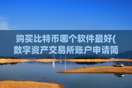 购买比特币哪个软件最好(数字资产交易所账户申请简易)