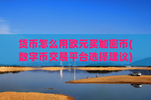货币怎么用欧元买加密币(数字币交易平台选择建议)