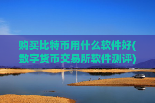 购买比特币用什么软件好(数字货币交易所软件测评)