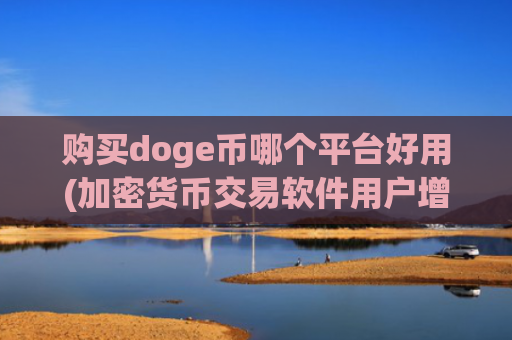 购买doge币哪个平台好用(加密货币交易软件用户增长)