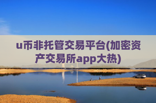 u币非托管交易平台(加密资产交易所app大热)