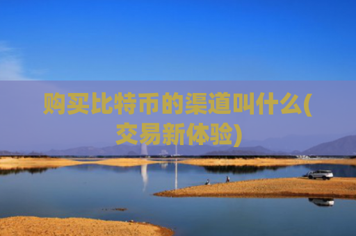 购买比特币的渠道叫什么(交易新体验)