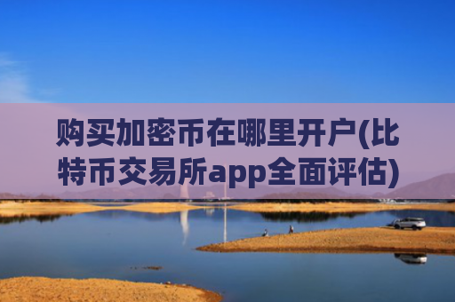 购买加密币在哪里开户(比特币交易所app全面评估)