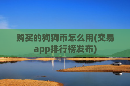 购买的狗狗币怎么用(交易app排行榜发布)
