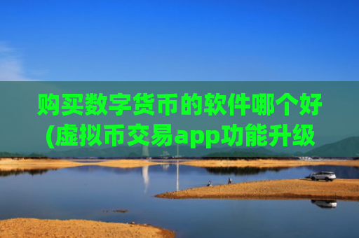 购买数字货币的软件哪个好(虚拟币交易app功能升级)
