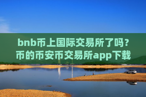 bnb币上国际交易所了吗？币的币安币交易所app下载