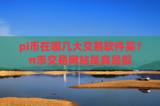 pi币在哪几大交易软件买？π币交易网站是真是假