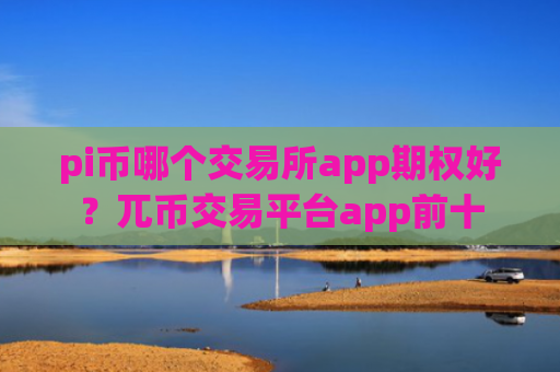 pi币哪个交易所app期权好？兀币交易平台app前十