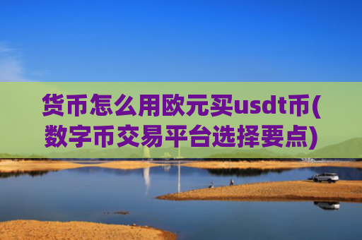 货币怎么用欧元买usdt币(数字币交易平台选择要点)