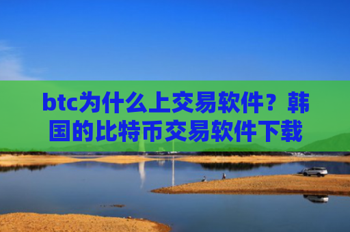 btc为什么上交易软件?韩国的比特币交易软件下载