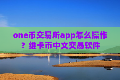 one币交易所app怎么操作？维卡币中文交易软件