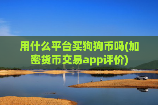 用什么平台买狗狗币吗(加密货币交易app评价)