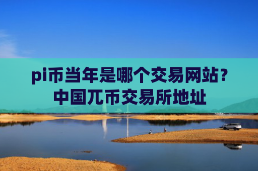 pi币当年是哪个交易网站？中国兀币交易所地址