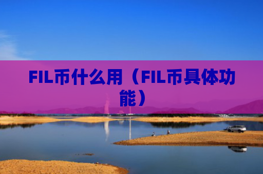 FIL币什么用（FIL币具体功能）