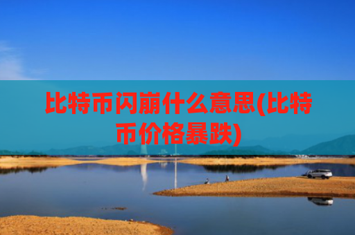 比特币闪崩什么意思(比特币价格暴跌)