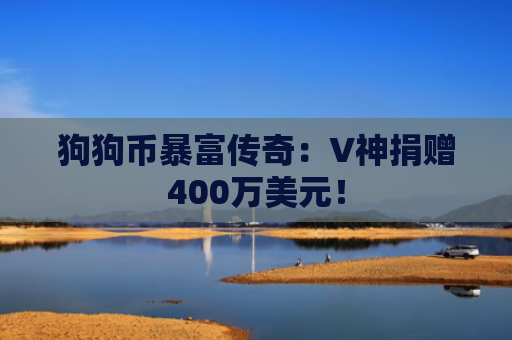 狗狗币暴富传奇：V神捐赠400万美元！