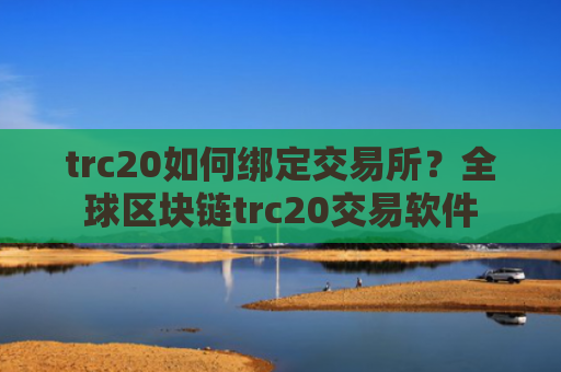 trc20如何绑定交易所？全球区块链trc20交易软件