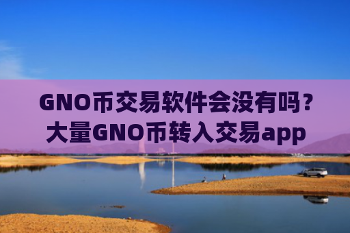 GNO币交易软件会没有吗？大量GNO币转入交易app