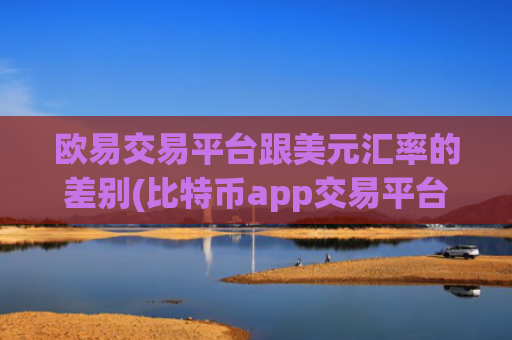 欧易交易平台跟美元汇率的差别(比特币app交易平台大全)