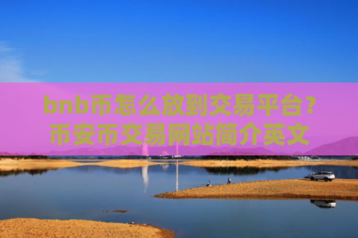bnb币怎么放到交易平台?币安币交易网站简介英文