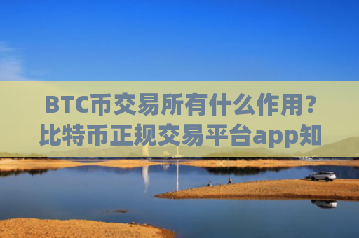 BTC币交易所有什么作用？比特币正规交易平台app知乎