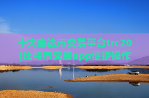 十大泰达币交易平台trc20(比特币交易app便捷操作)