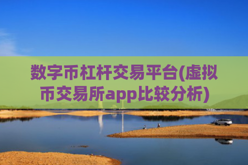 数字币杠杆交易平台(虚拟币交易所app比较分析)