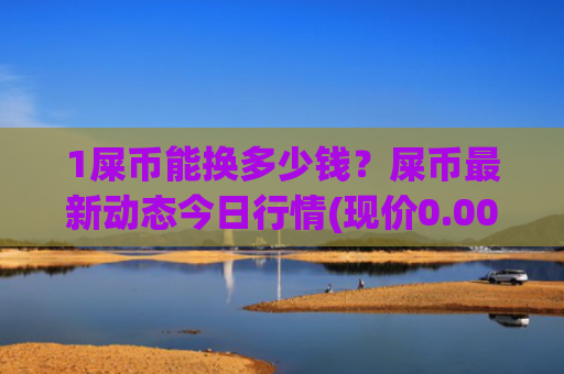 1屎币能换多少钱?屎币最新动态今日行情(现价0.00013729元)