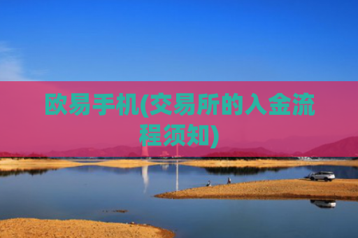 欧易手机(交易所的入金流程须知)
